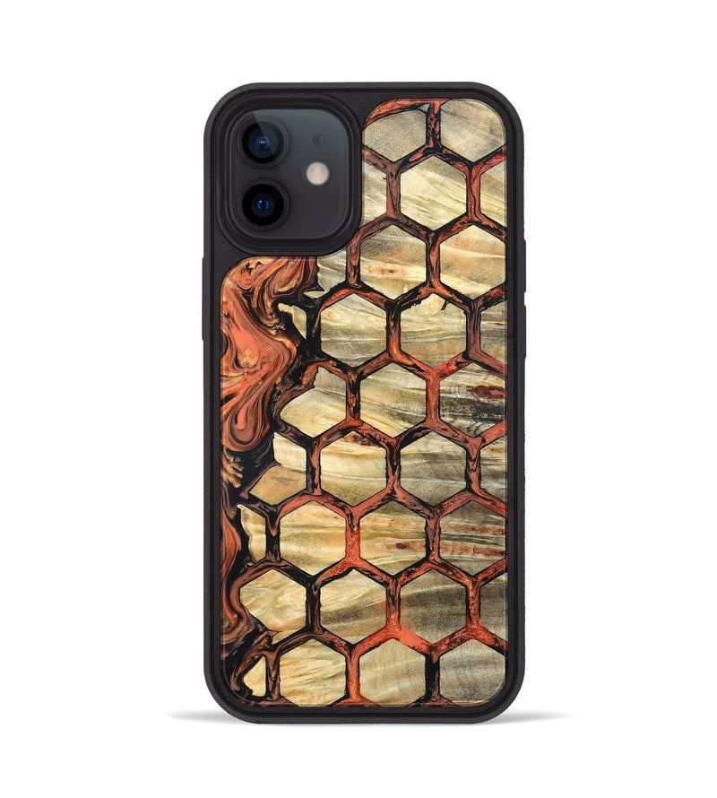 iPhone 12 Wood Phone Case - Amber (Pattern, 820226)