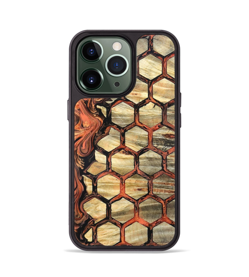 iPhone 13 Pro Wood Phone Case - Amber (Pattern, 820226)