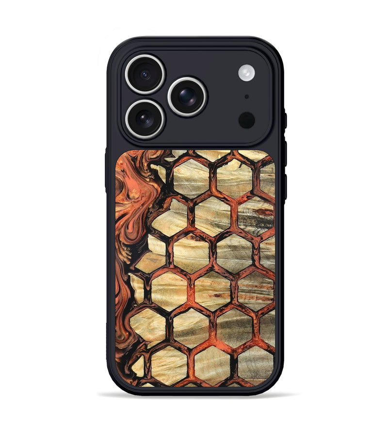 iPhone 17 Pro Wood Phone Case - Amber (Pattern, 820226)