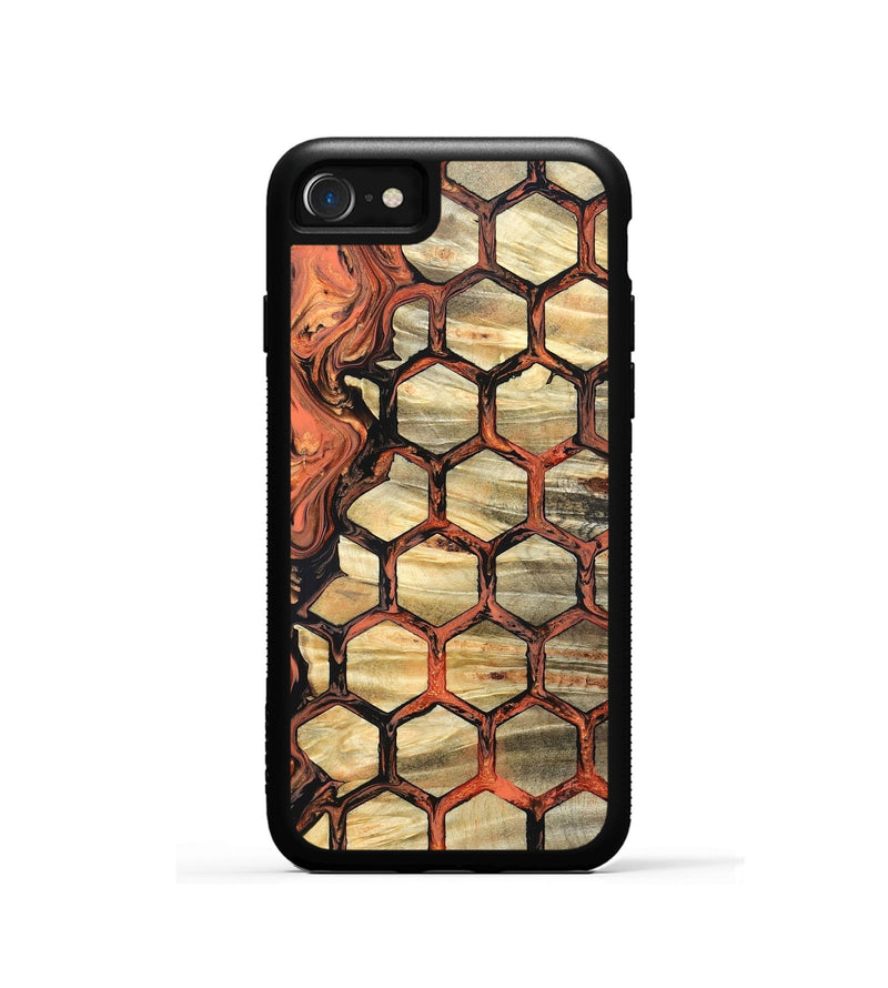iPhone SE Wood Phone Case - Amber (Pattern, 820226)