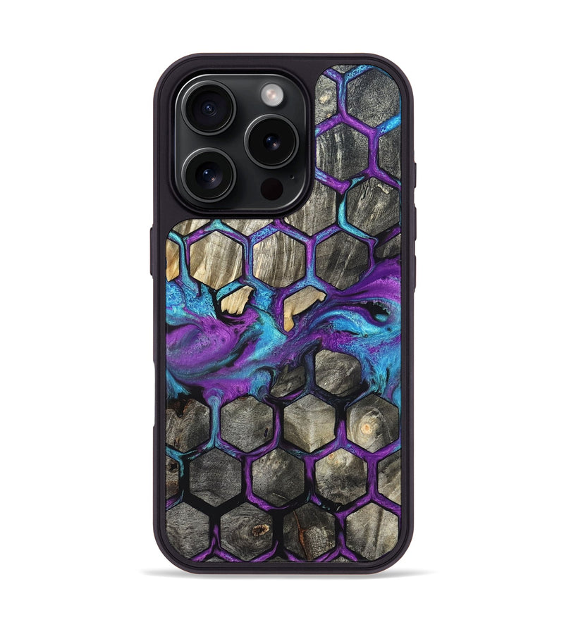 iPhone 16 Pro Wood Phone Case - Jonnie (Pattern, 820227)