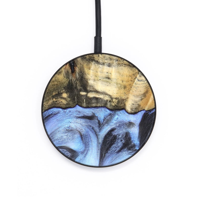 Circle Wood Wireless Charger - Tillman (Blue, 820232)