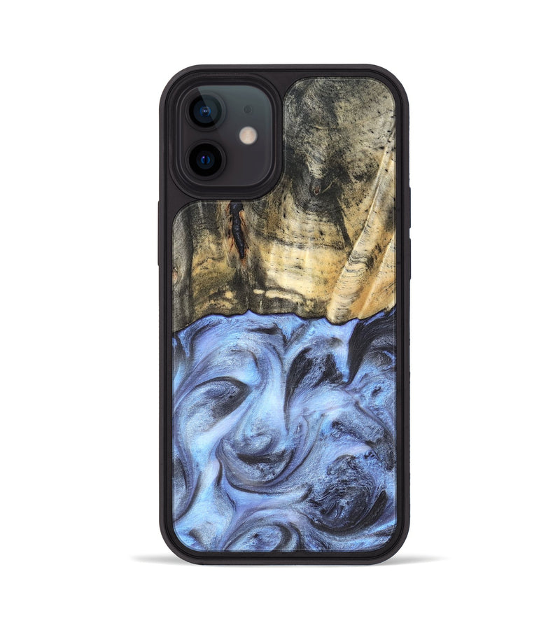 iPhone 12 Wood Phone Case - Tillman (Blue, 820232)