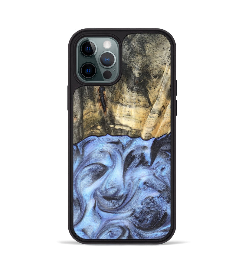 iPhone 12 Pro Wood Phone Case - Tillman (Blue, 820232)