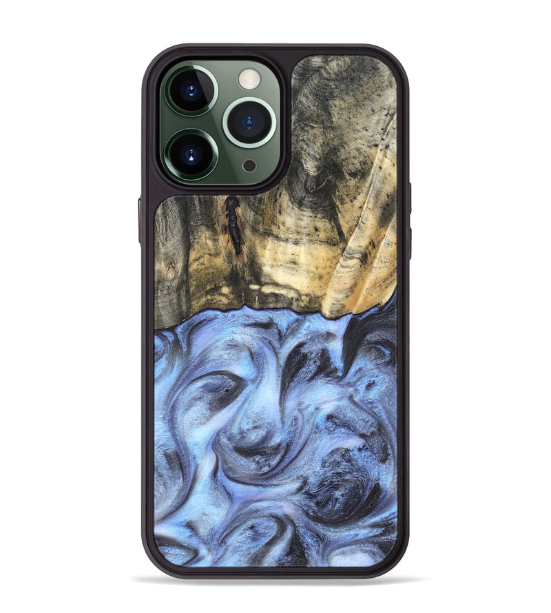iPhone 13 Pro Max Wood Phone Case - Tillman (Blue, 820232)