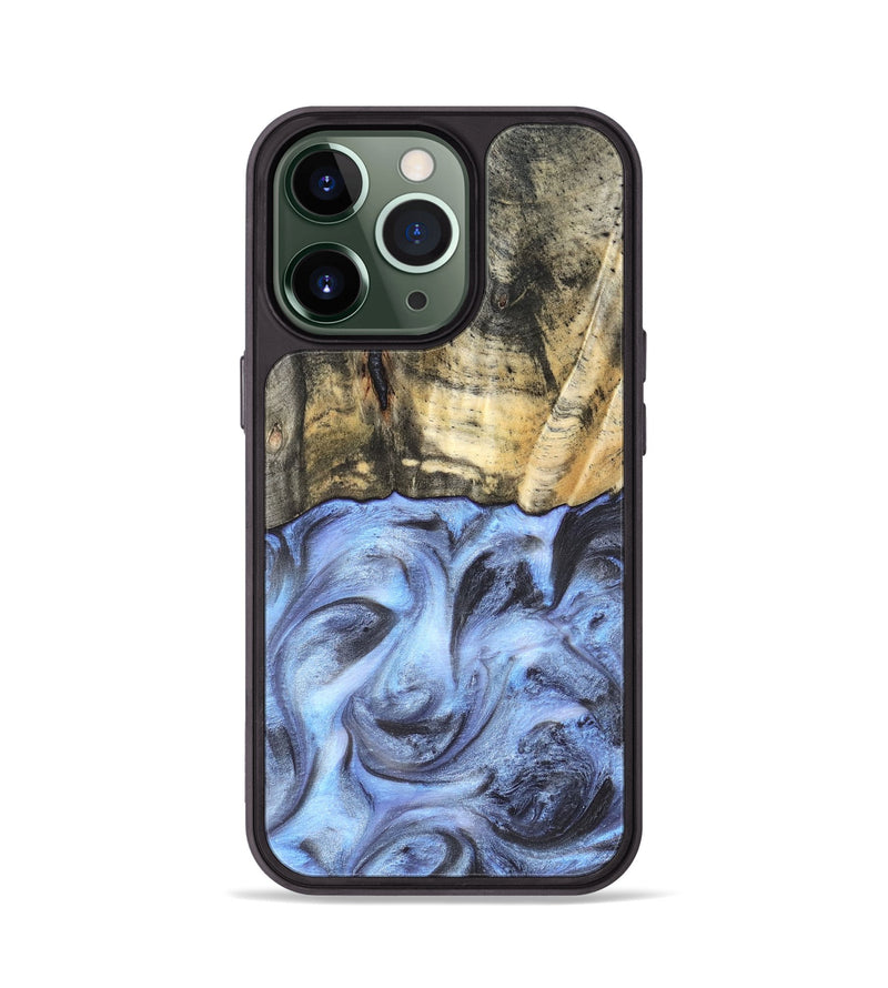 iPhone 13 Pro Wood Phone Case - Tillman (Blue, 820232)