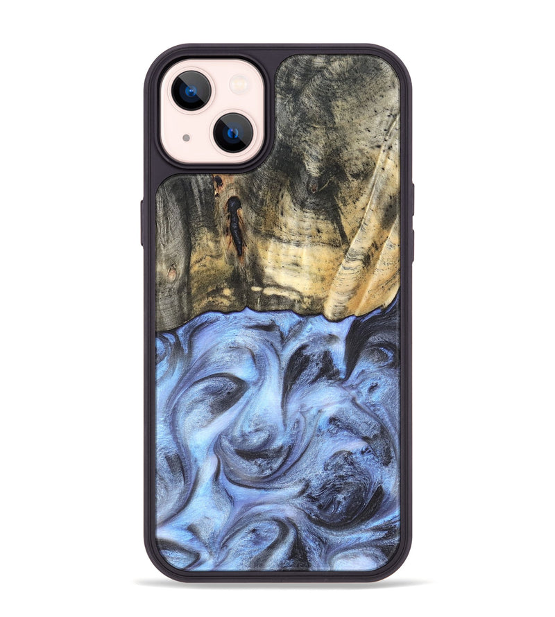 iPhone 14 Plus Wood Phone Case - Tillman (Blue, 820232)