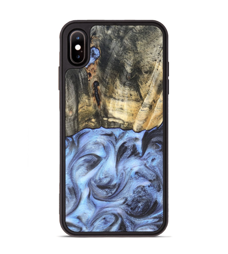 iPhone Xs Max Wood Phone Case - Tillman (Blue, 820232)