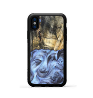 iPhone Xs Wood Phone Case - Tillman (Blue, 820232)