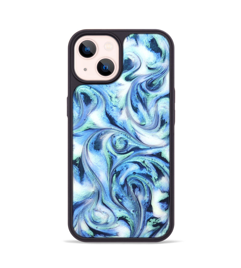 iPhone 14 ResinArt Phone Case - Markus (Blue, 820233)
