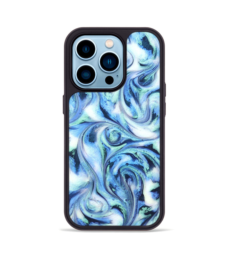 iPhone 14 Pro ResinArt Phone Case - Markus (Blue, 820233)