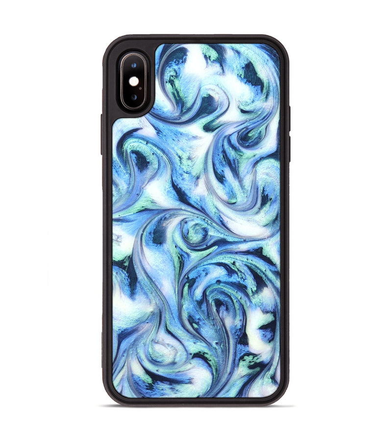 iPhone Xs Max ResinArt Phone Case - Markus (Blue, 820233)