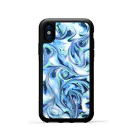 iPhone Xs ResinArt Phone Case - Markus (Blue, 820233)