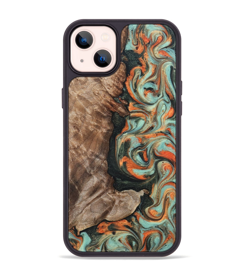 iPhone 14 Plus Wood Phone Case - Staci (Green, 820234)