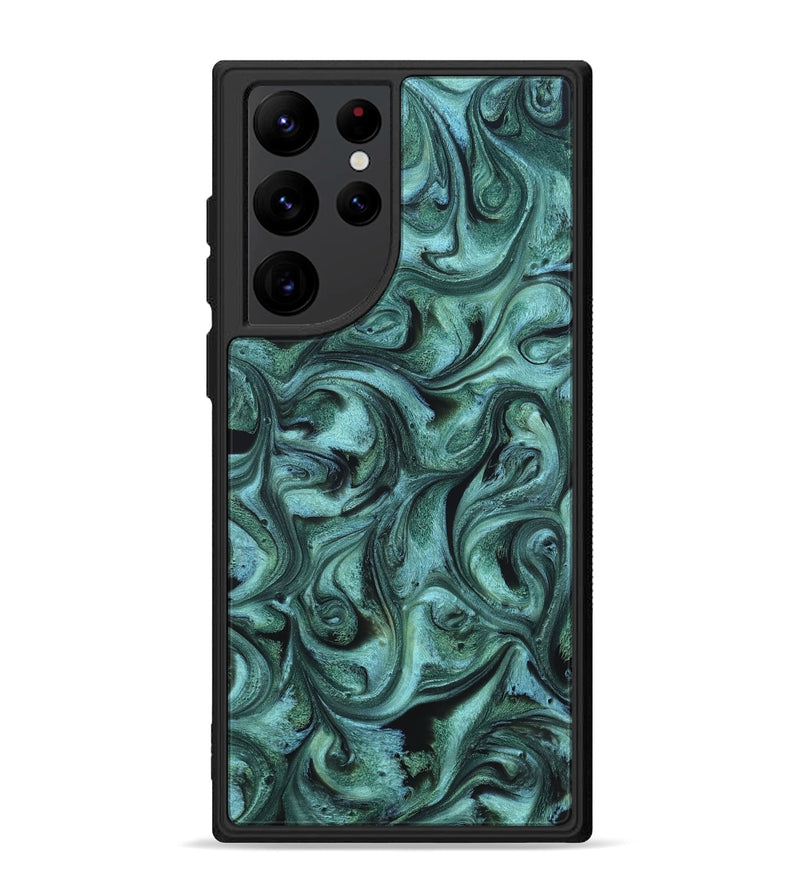 Galaxy S22 Ultra ResinArt Phone Case - Laura (Ancient Olive, 820235)