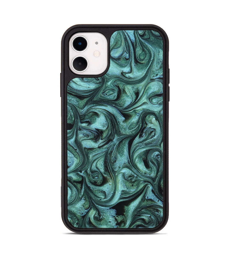 iPhone 11 ResinArt Phone Case - Laura (Ancient Olive, 820235)