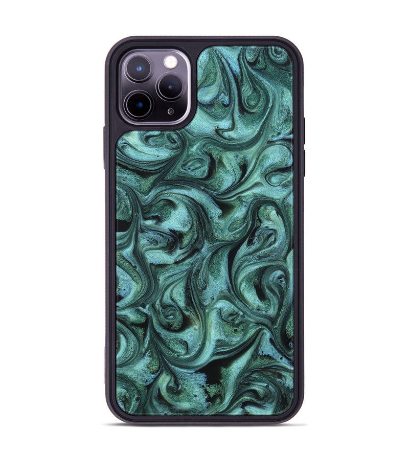 iPhone 11 Pro Max ResinArt Phone Case - Laura (Ancient Olive, 820235)