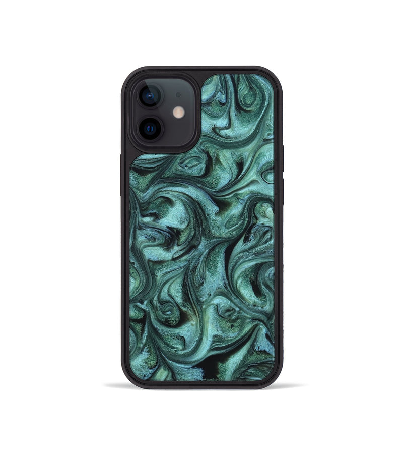 iPhone 12 mini ResinArt Phone Case - Laura (Ancient Olive, 820235)