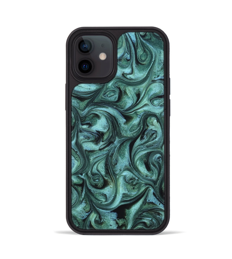 iPhone 12 ResinArt Phone Case - Laura (Ancient Olive, 820235)