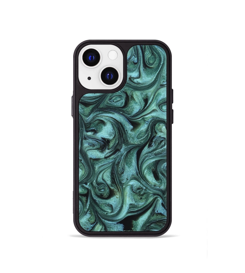 iPhone 13 mini ResinArt Phone Case - Laura (Ancient Olive, 820235)