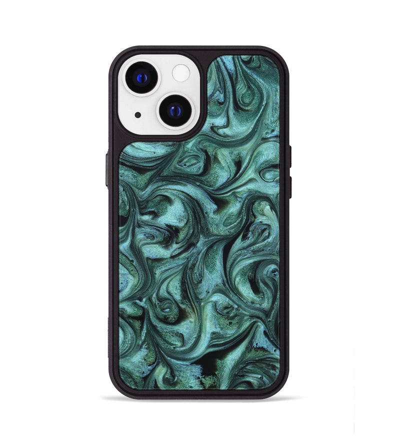 iPhone 13 ResinArt Phone Case - Laura (Ancient Olive, 820235)