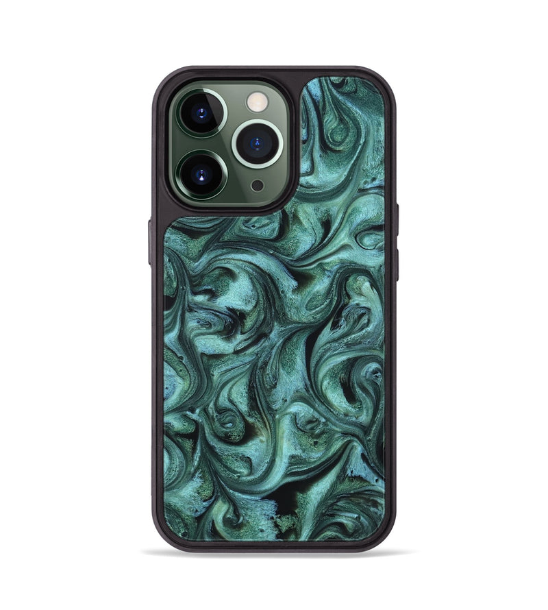 iPhone 13 Pro ResinArt Phone Case - Laura (Ancient Olive, 820235)