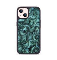 iPhone 14 ResinArt Phone Case - Laura (Ancient Olive, 820235)