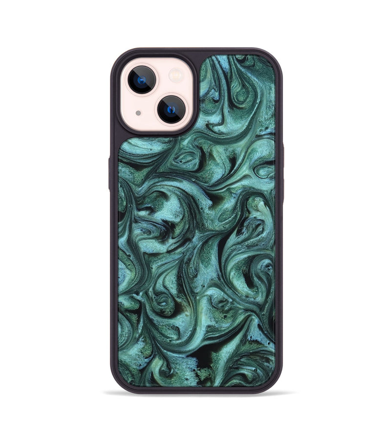 iPhone 14 ResinArt Phone Case - Laura (Ancient Olive, 820235)