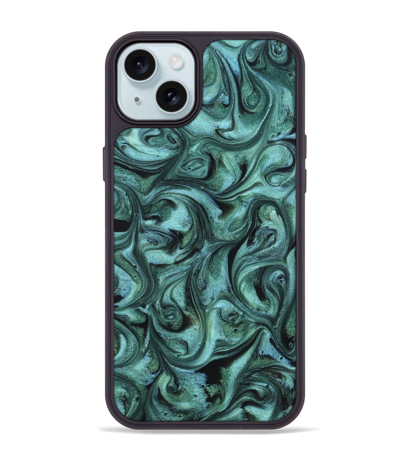 iPhone 15 Plus ResinArt Phone Case - Laura (Ancient Olive, 820235)