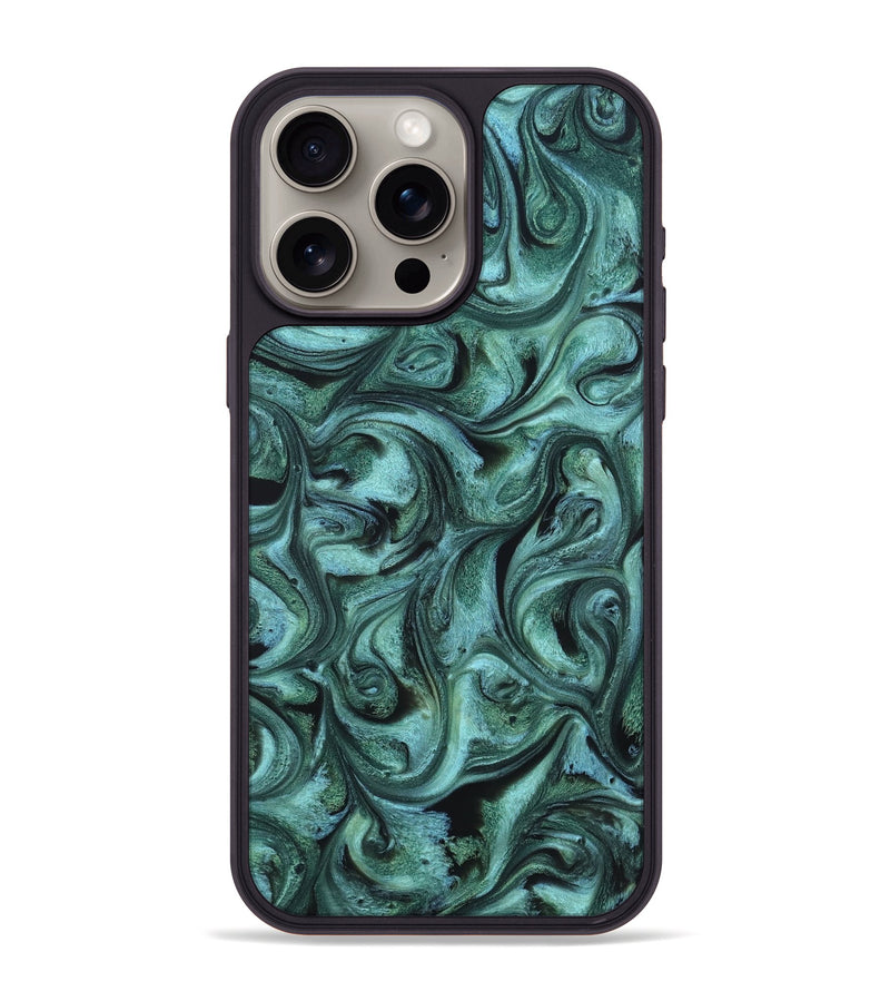 iPhone 15 Pro Max ResinArt Phone Case - Laura (Ancient Olive, 820235)