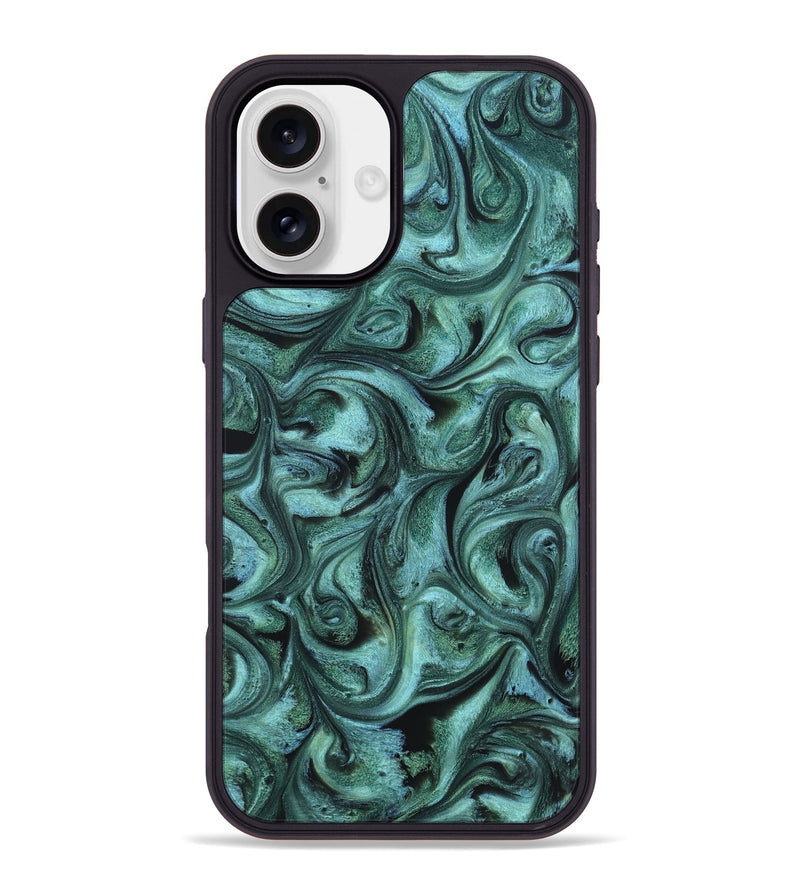 iPhone 16 Plus ResinArt Phone Case - Laura (Ancient Olive, 820235)