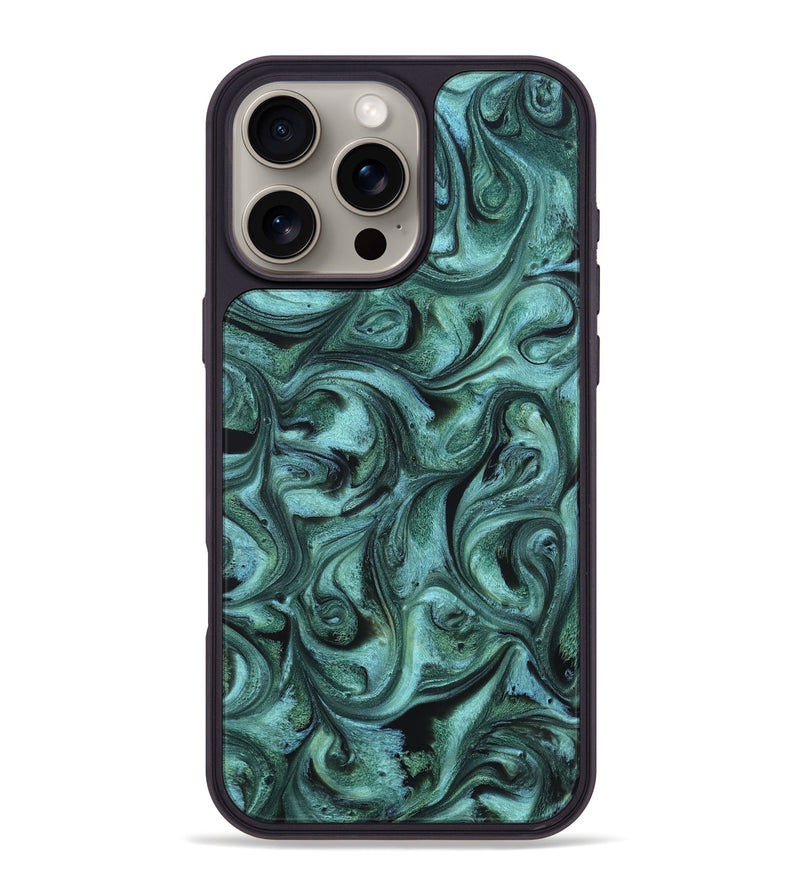 iPhone 16 Pro Max ResinArt Phone Case - Laura (Ancient Olive, 820235)