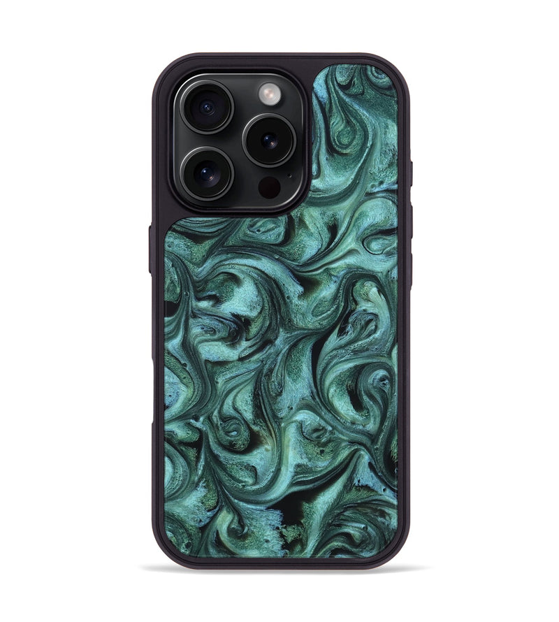 iPhone 16 Pro ResinArt Phone Case - Laura (Ancient Olive, 820235)
