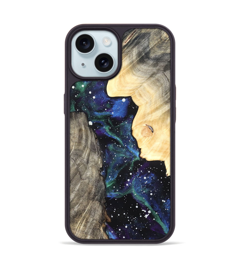iPhone 15 Wood Phone Case - Alesha (Cosmos, 820238)