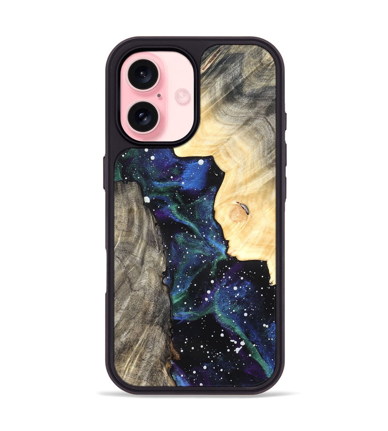iPhone 16 Wood Phone Case - Alesha (Cosmos, 820238)