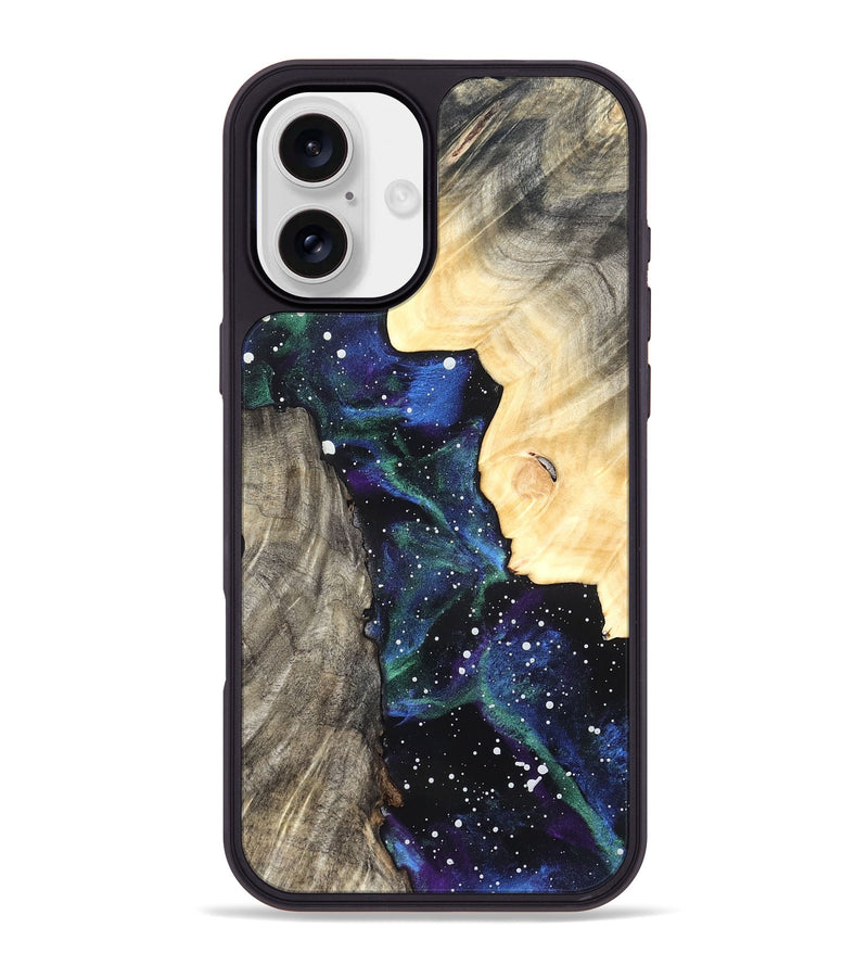 iPhone 16 Plus Wood Phone Case - Alesha (Cosmos, 820238)