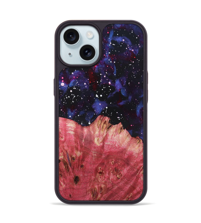 iPhone 15 Wood Phone Case - Kaisen (Cosmos, 820239)