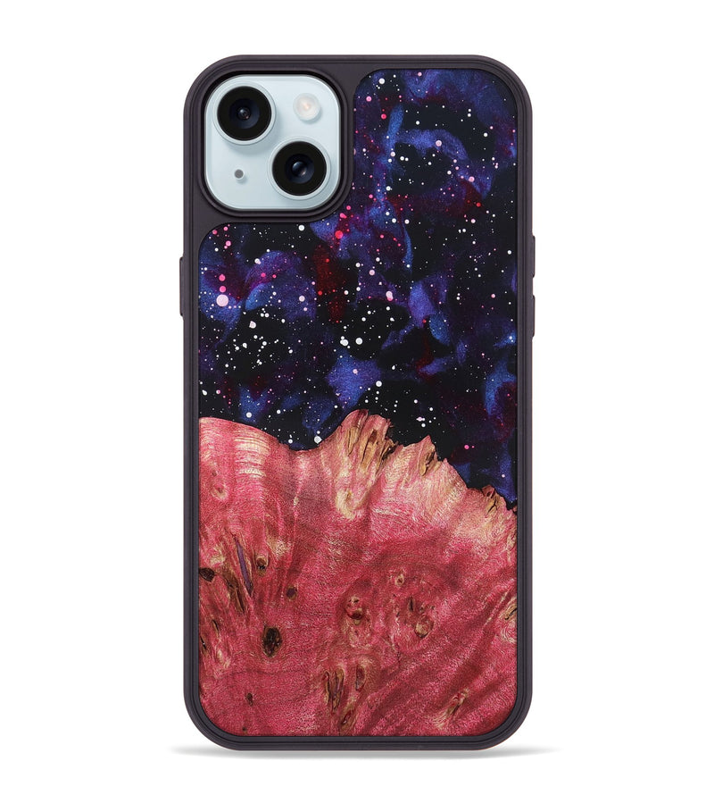 iPhone 15 Plus Wood Phone Case - Kaisen (Cosmos, 820239)