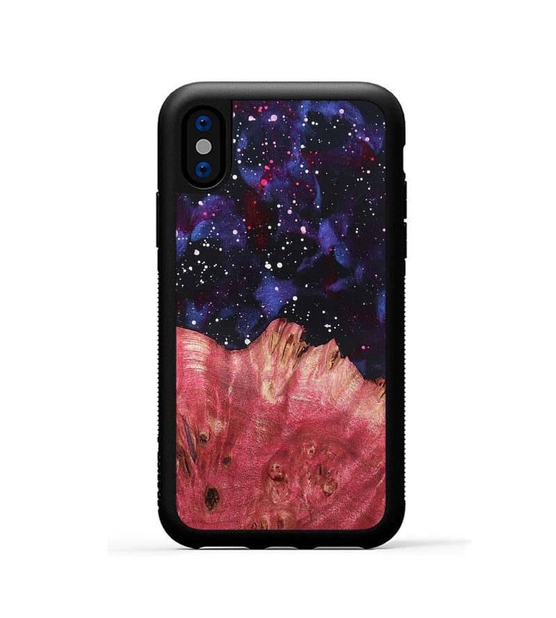 iPhone Xs Wood Phone Case - Kaisen (Cosmos, 820239)