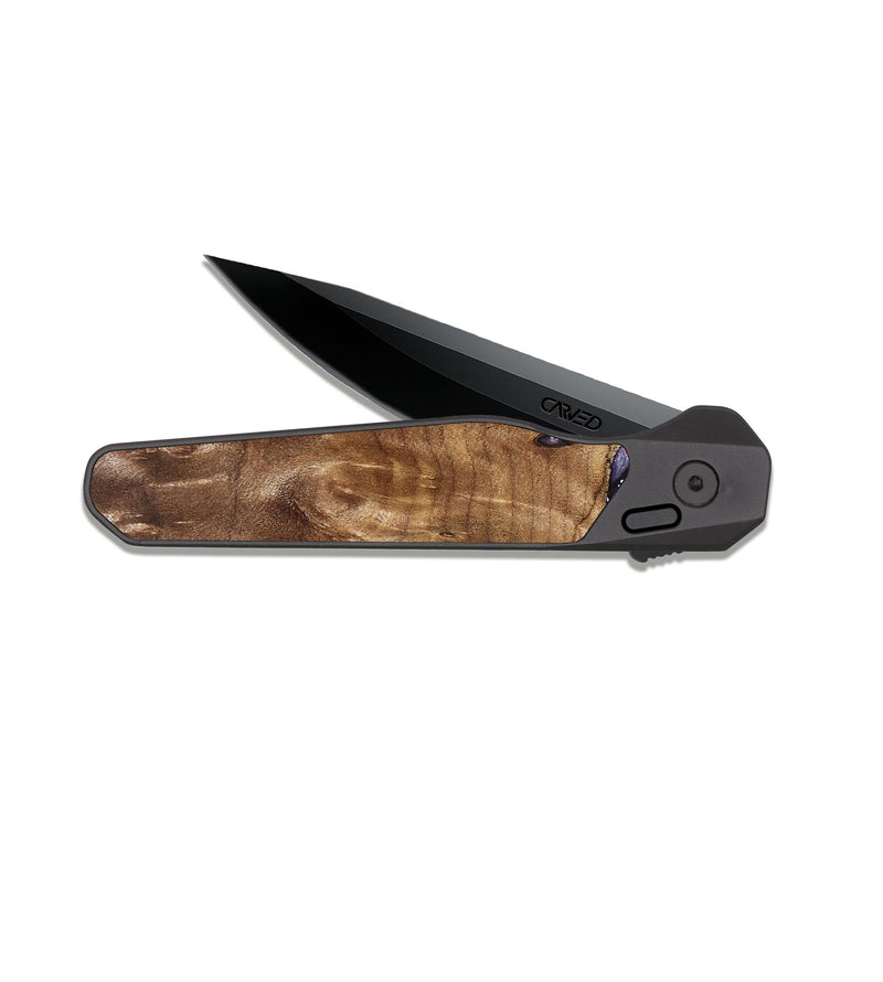 EDC Dark Slate Wood Pocket Knife - Laila (Cosmos, 820240)