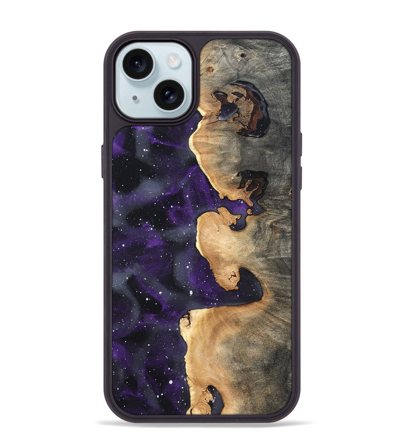 iPhone 15 Plus Wood Phone Case - Aliya (Cosmos, 820241)