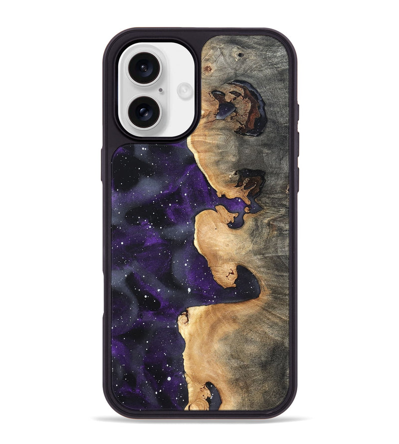 iPhone 16 Plus Wood Phone Case - Aliya (Cosmos, 820241)