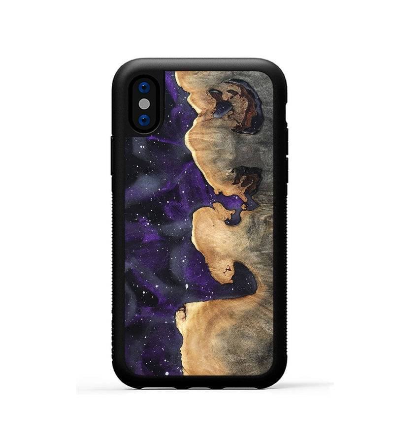 iPhone Xs Wood Phone Case - Aliya (Cosmos, 820241)