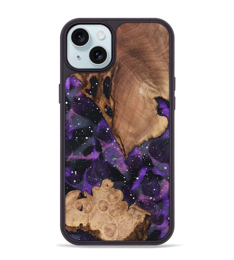 iPhone 15 Plus Wood Phone Case - Giovani (Cosmos, 820244)