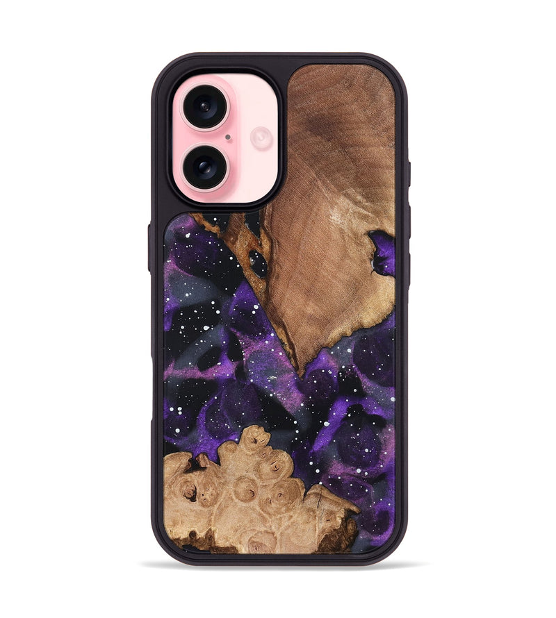 iPhone 16 Wood Phone Case - Giovani (Cosmos, 820244)