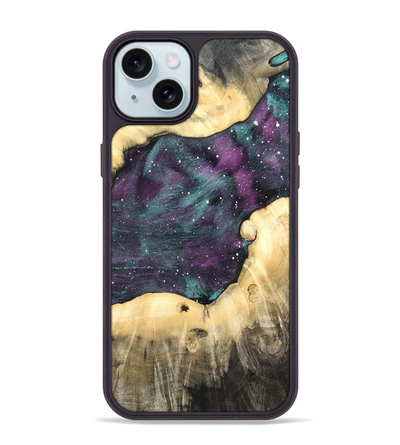 iPhone 15 Plus Wood Phone Case - Ahmed (Cosmos, 820246)