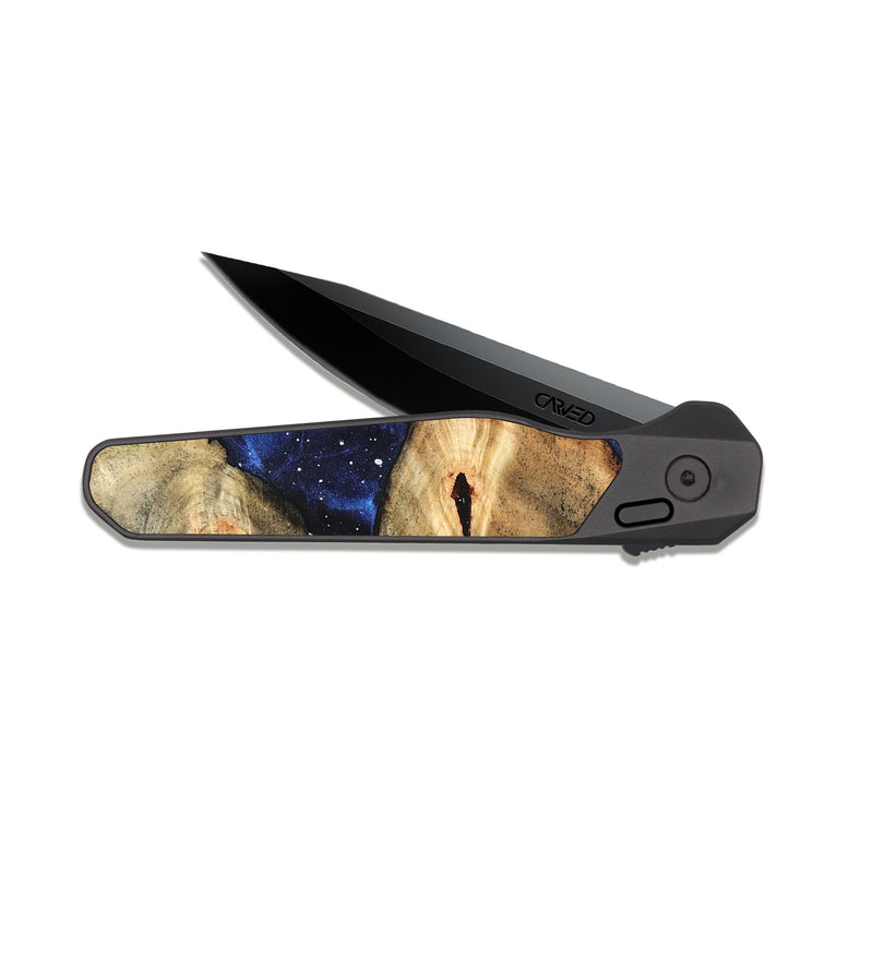 EDC Dark Slate Wood Pocket Knife - Emory (Cosmos, 820249)