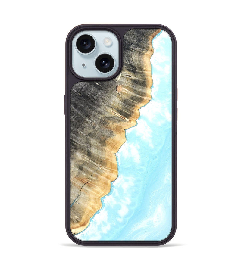 iPhone 15 Wood Phone Case - Hugh (Coastal, 820254)