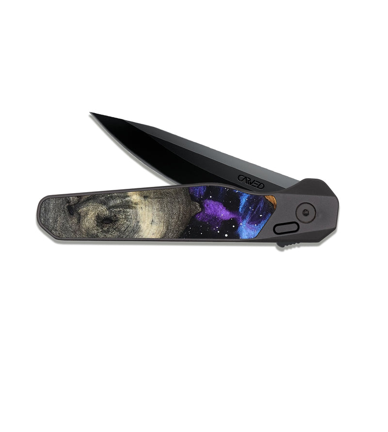 EDC Dark Slate Wood Pocket Knife - Lawanda (Cosmos, 820258)