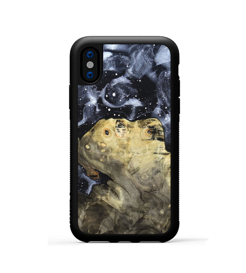 iPhone Xs Wood Phone Case - Malaki (Cosmos, 820259)